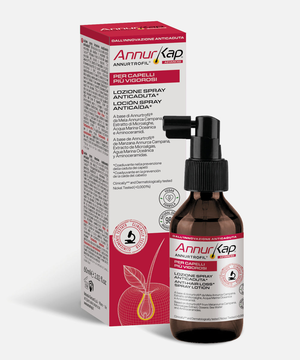 Lozione spray anticaduta