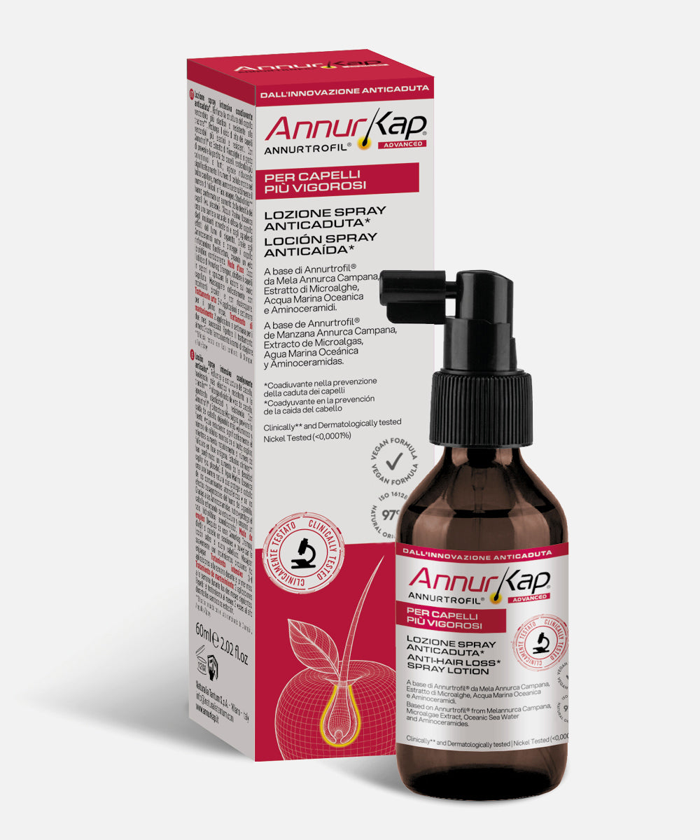 Lozione spray anticaduta